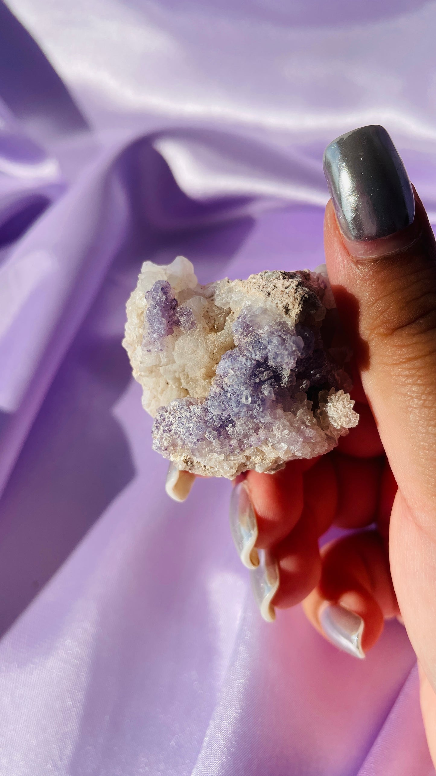 Spirit Flower Geodes (Fluorite & Chalcedony)