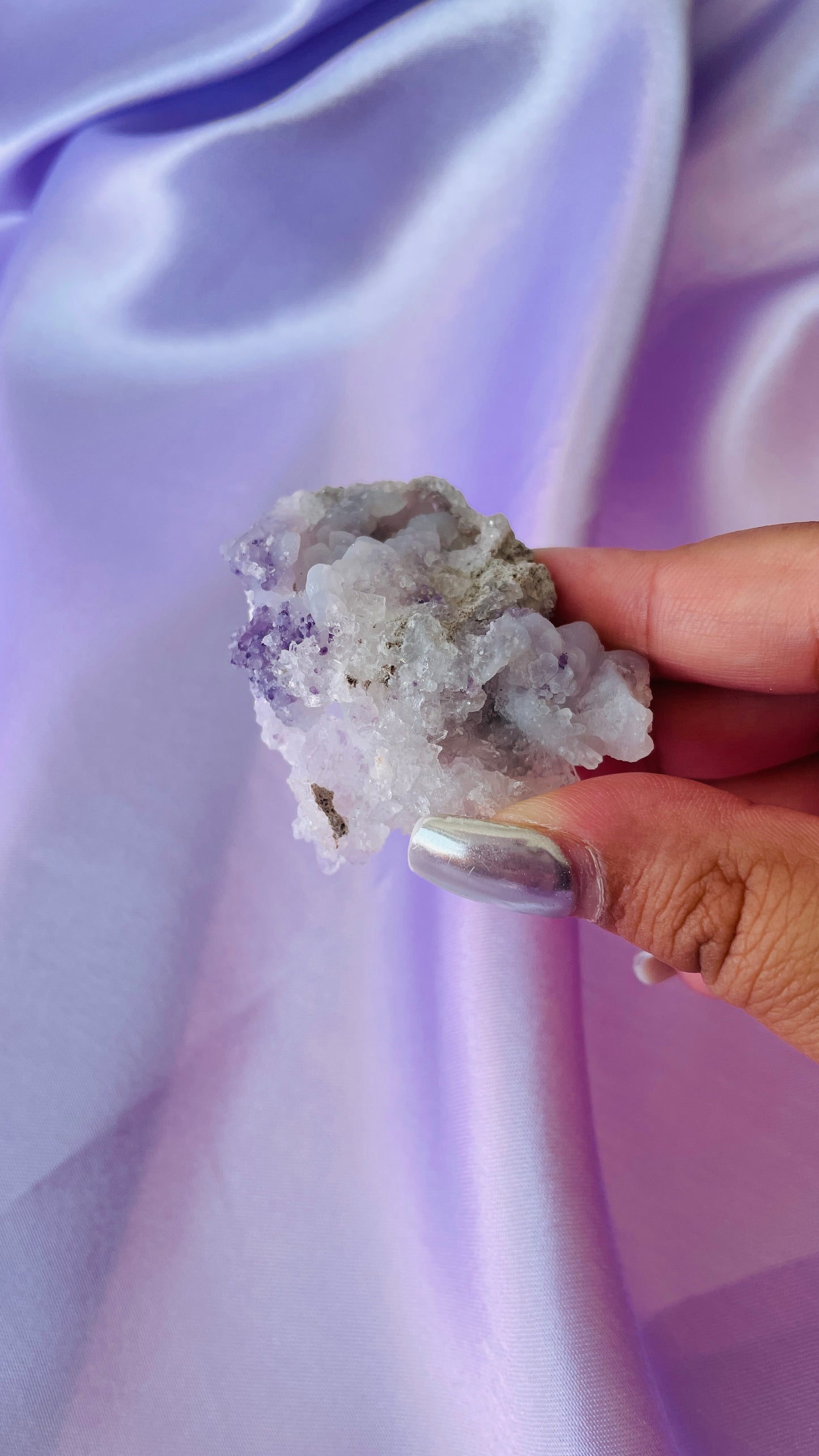 Spirit Flower Geodes (Fluorite & Chalcedony)