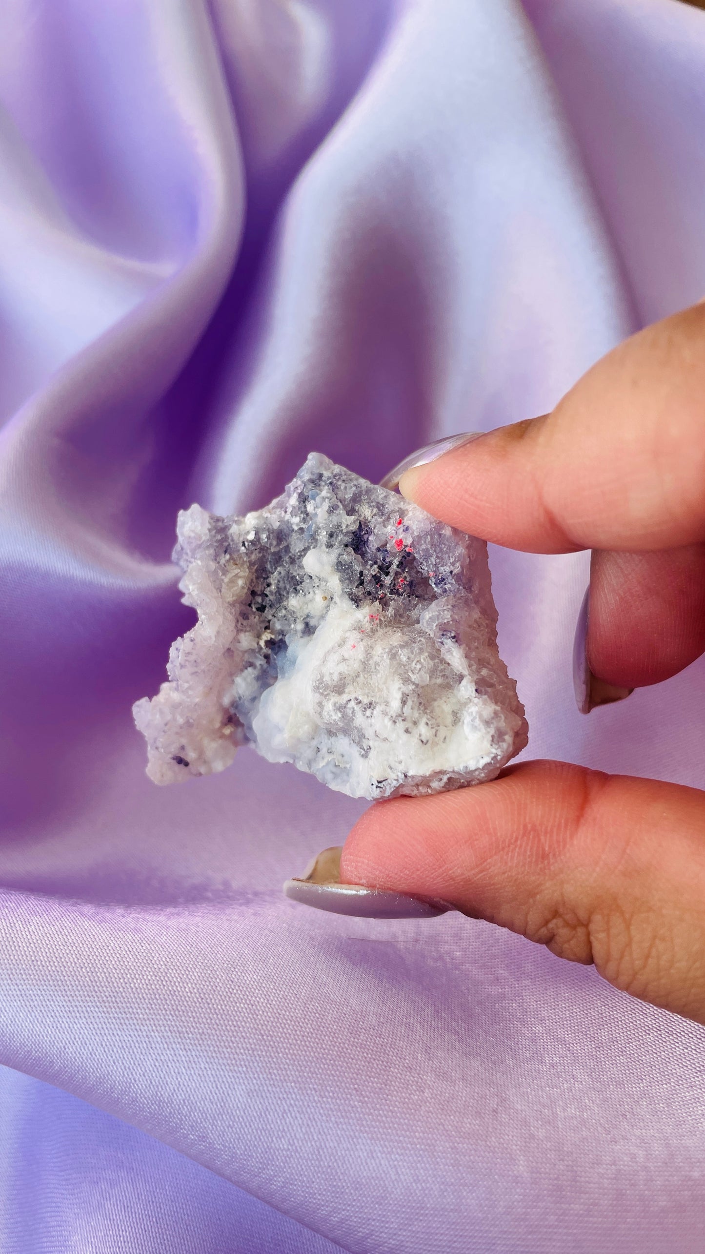 Spirit Flower Geodes (Fluorite & Chalcedony)