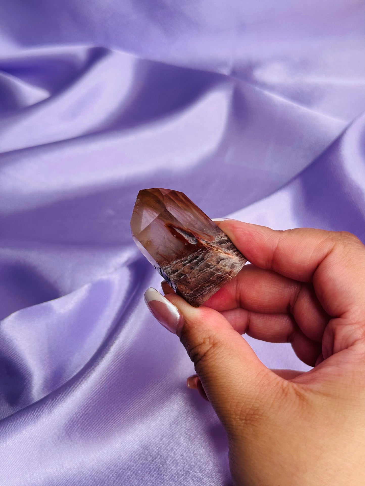 Mini Amphibole Quartz Tower