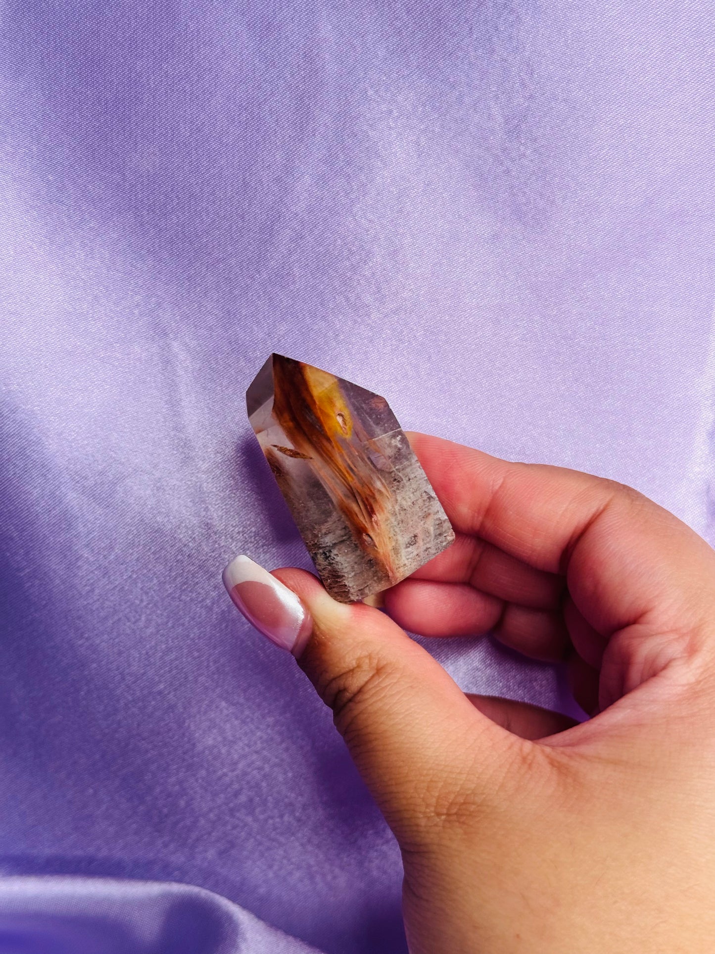 Mini Amphibole Quartz Tower