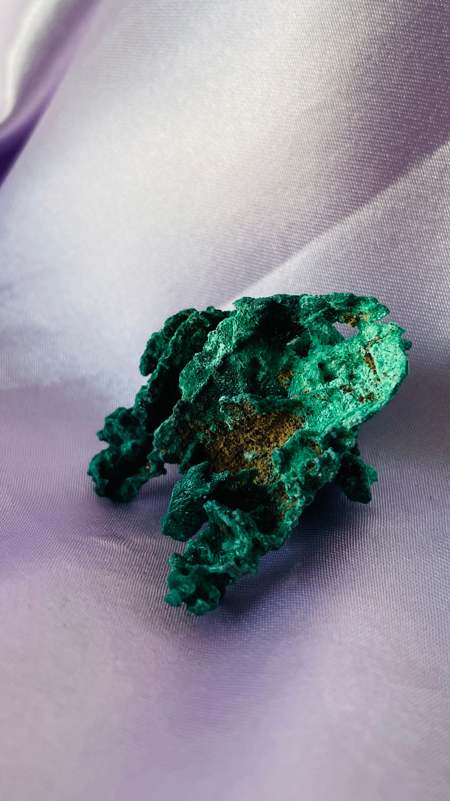Raw Fibrous Malachite Specimens